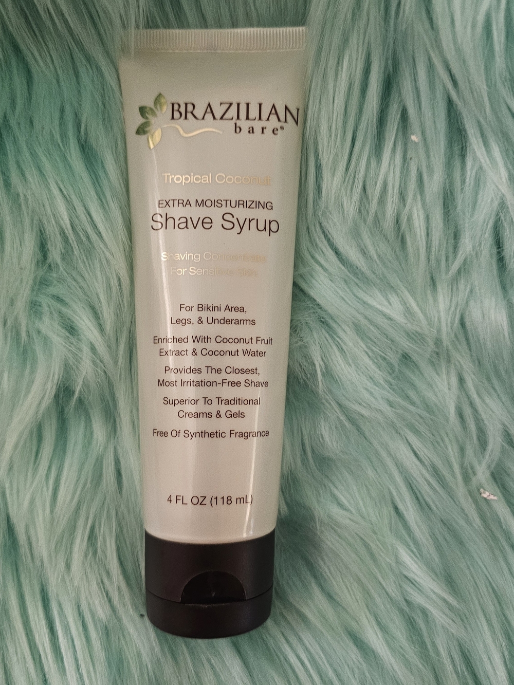 Brazilian Bare Tropical Coconut Extra Moisturizing Shave Syrup - White